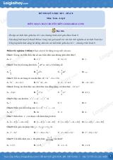Đề thi giữa kì 1 Toán 8 - Đề số 8